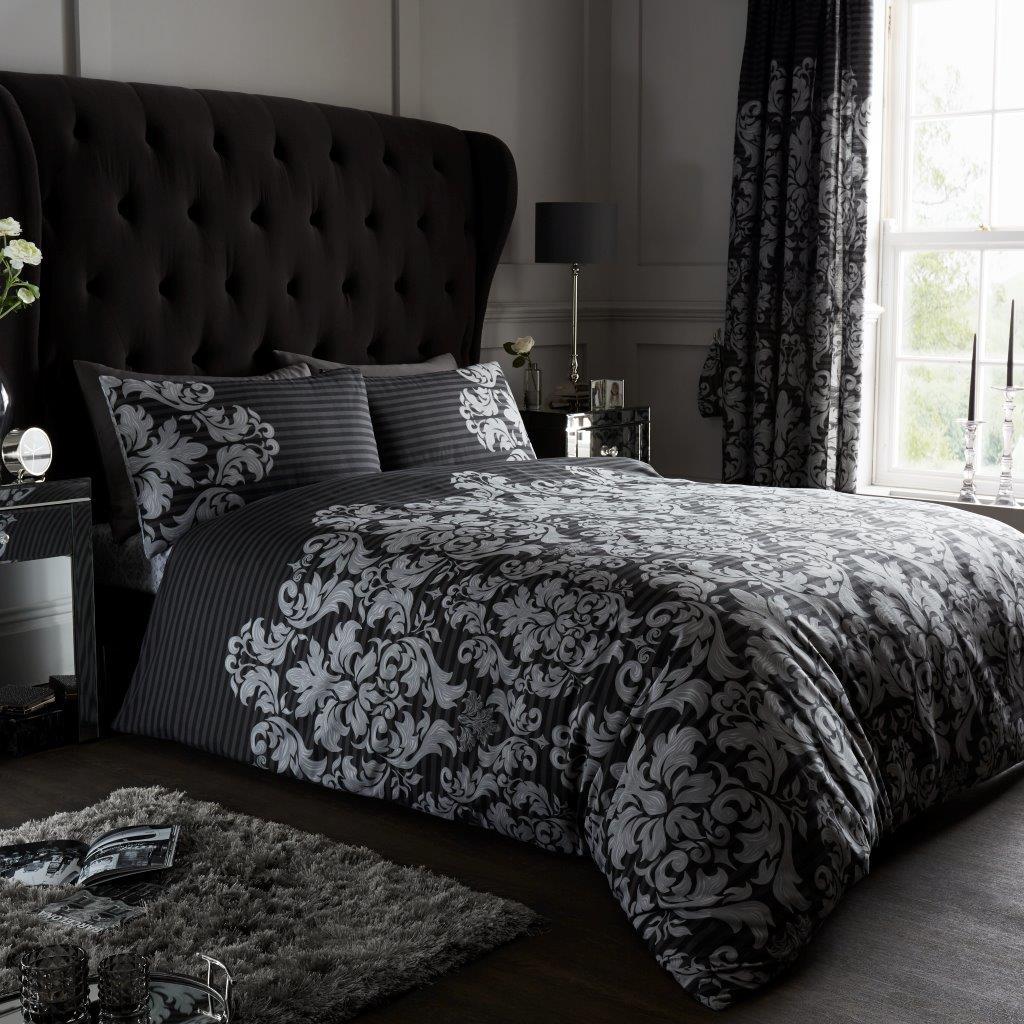 Royal Damask Reversible Duvet Cover Set