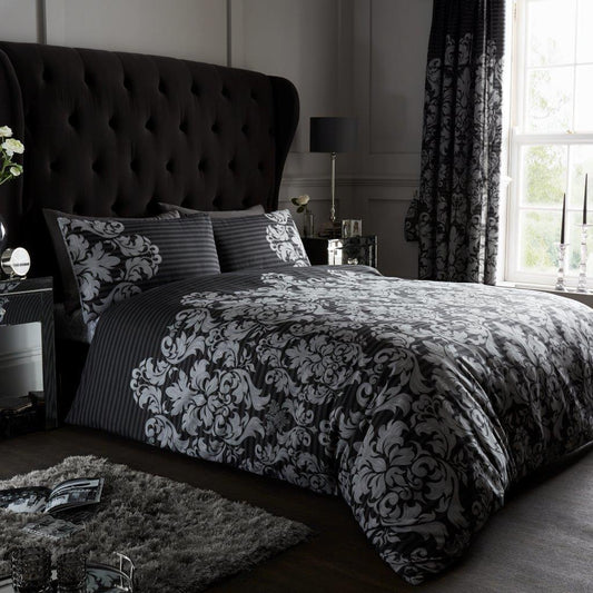 Royal Damask Reversible Duvet Cover Set