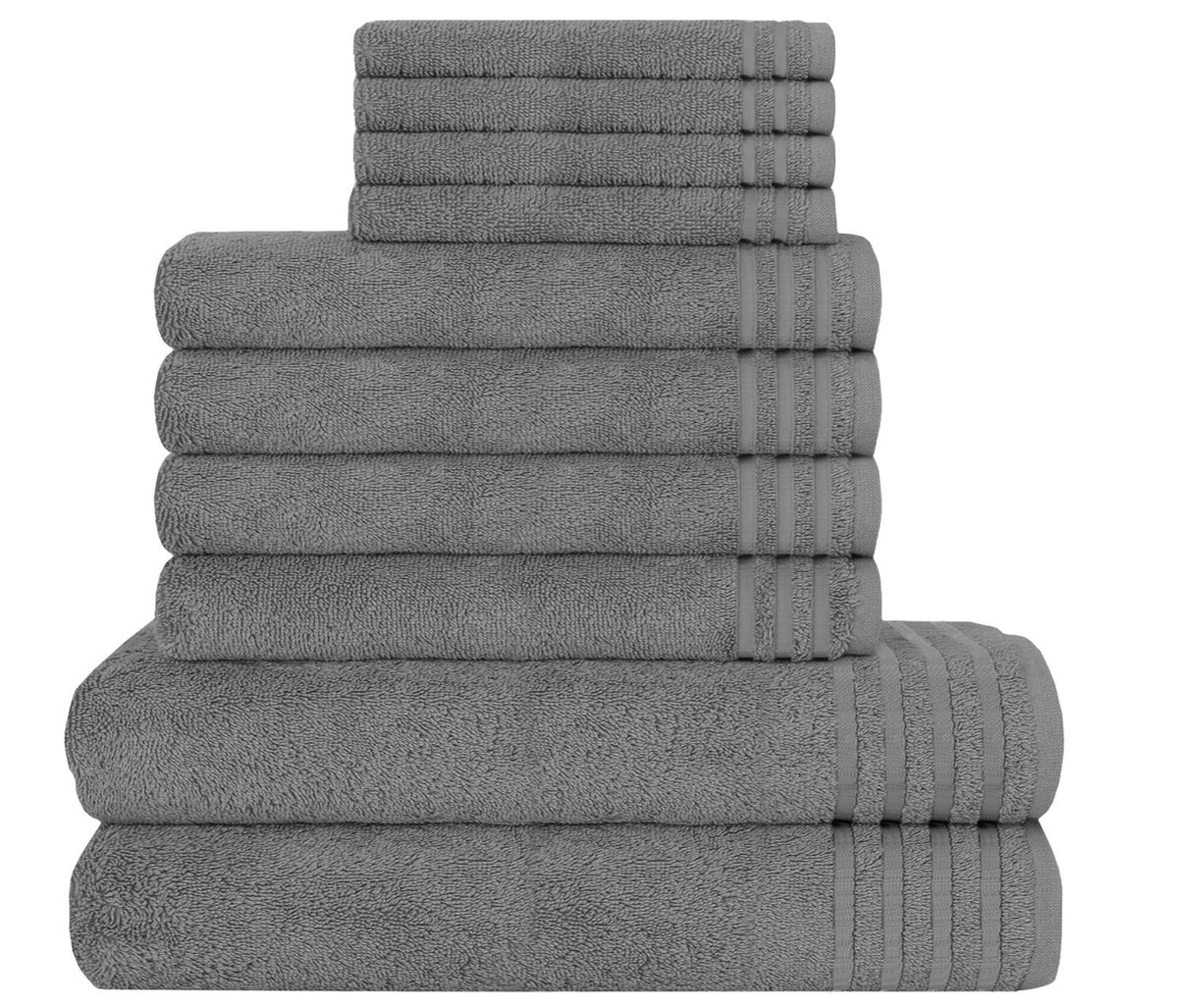 10-Piece Bathroom Towel Bale Set – 500 GSM Cotton